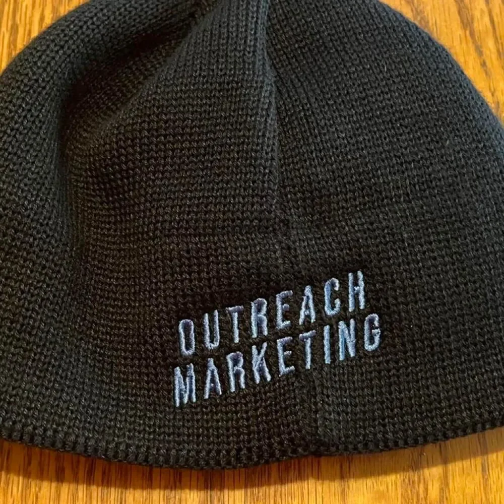 The North Face Black Knit Mountain Beanie